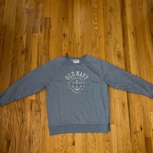 Old Navy Women’s Crewneck Sweater in Dusty Blue